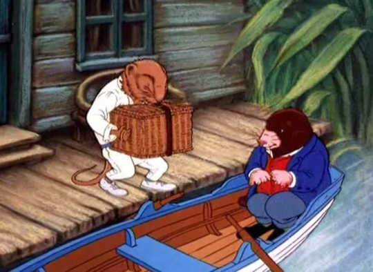 Messing about in boats: an image from a 1995 film version of the book.